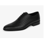 Pantofi barbati eleganti din piele naturala de culoare negru lac - GKR200LN